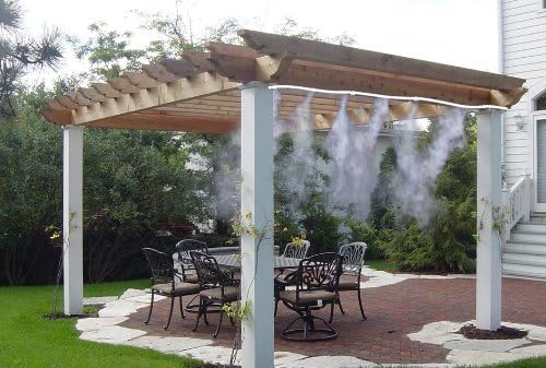 Zevolim| Spray irrigation system – Water hose with spray nozzles for refreshing cooling in the garden
