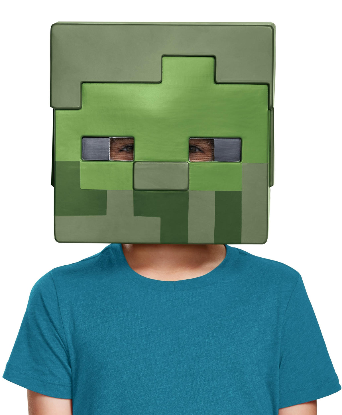 Zombie Minecraft Costume Half Mask Child Size