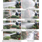 High pressure adjustable garden hose nozzle | Bowlift