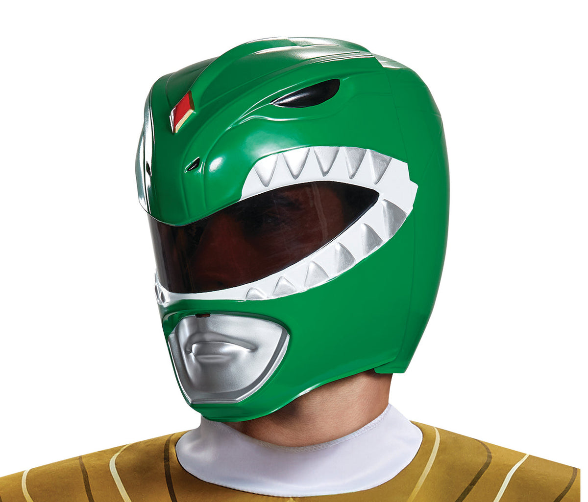 Green Power Ranger Helmet Adult Costume Mask