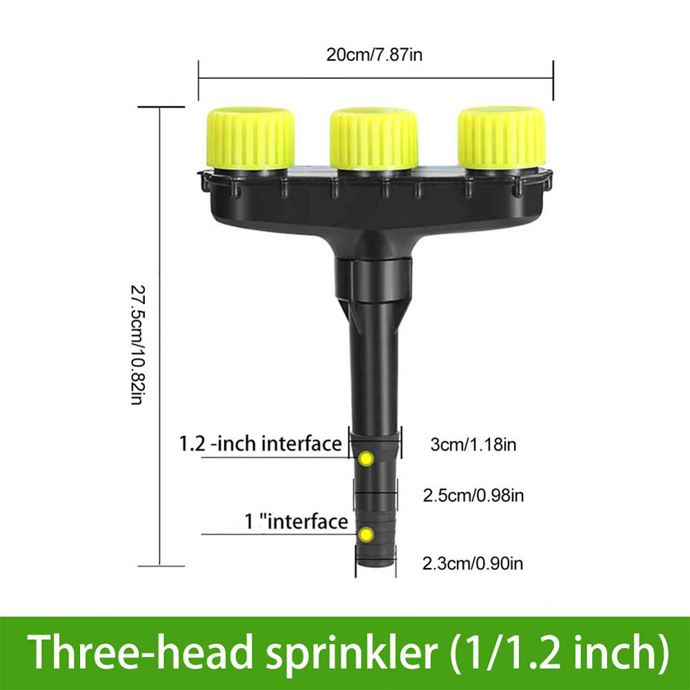 Zevolim| Multifunctional garden spray nozzle with 3 and 5 hole settings - for watering and garden care