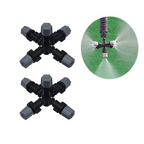 Zevolim| Rotatable Spray Nozzle with Multiple Spray Heads – Adjustable Irrigation for Garden Plants