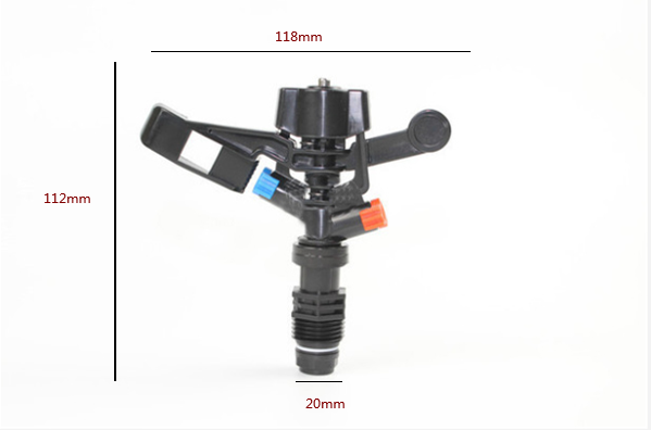 Zevolim| Adjustable garden sprinkler with spray angle adjustment – Ideal for irrigation systems