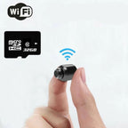 Mini Wireless Indoor Camera with 1080p Video and Infrared Night Vision