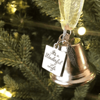 Christmas Tree Memorial Ornaments Angel Wings Bell Pendant Hanging Decoration | Siopsrl