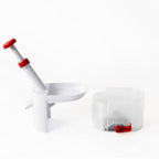 Cherry Pitter Tool with Stainless Steel Pin and Pit Collection Container