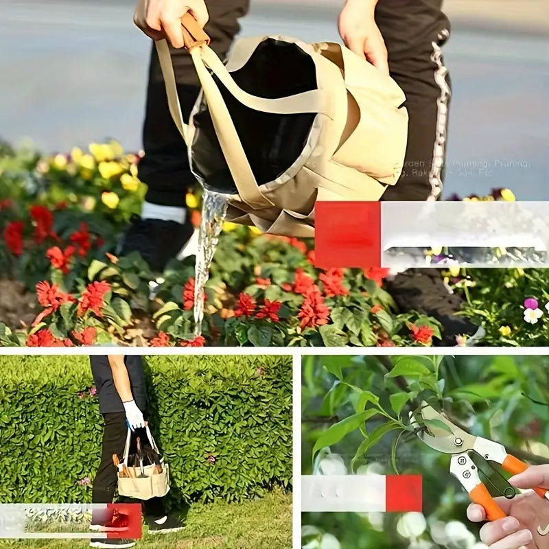 Zevolim| Garden Tool Set with Carrying Bag – 10-piece Set for Garden Care
