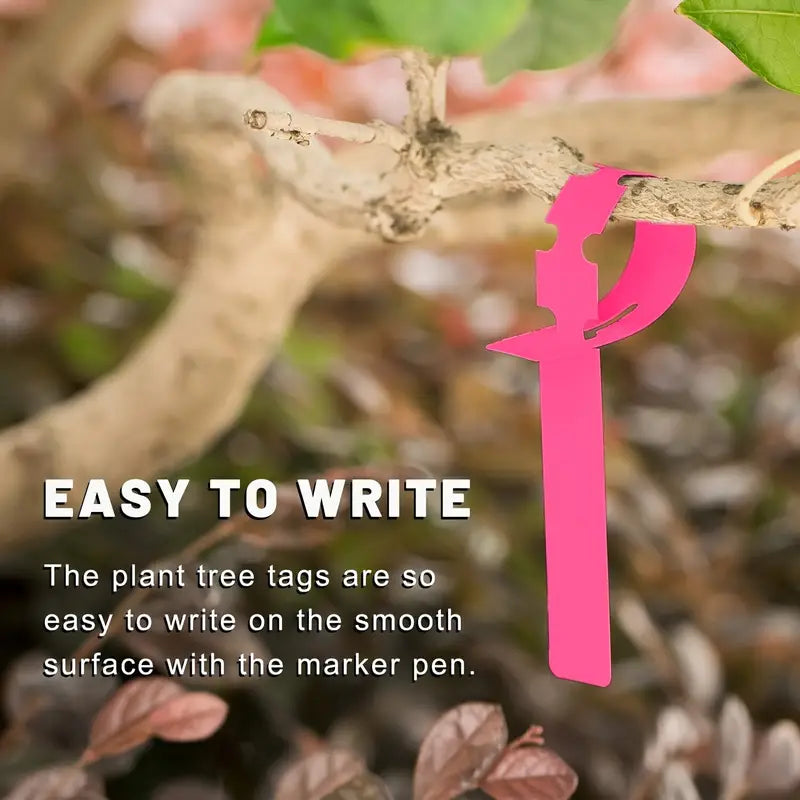 Zevolim| Reusable plant labels made of plastic for garden and tree marking