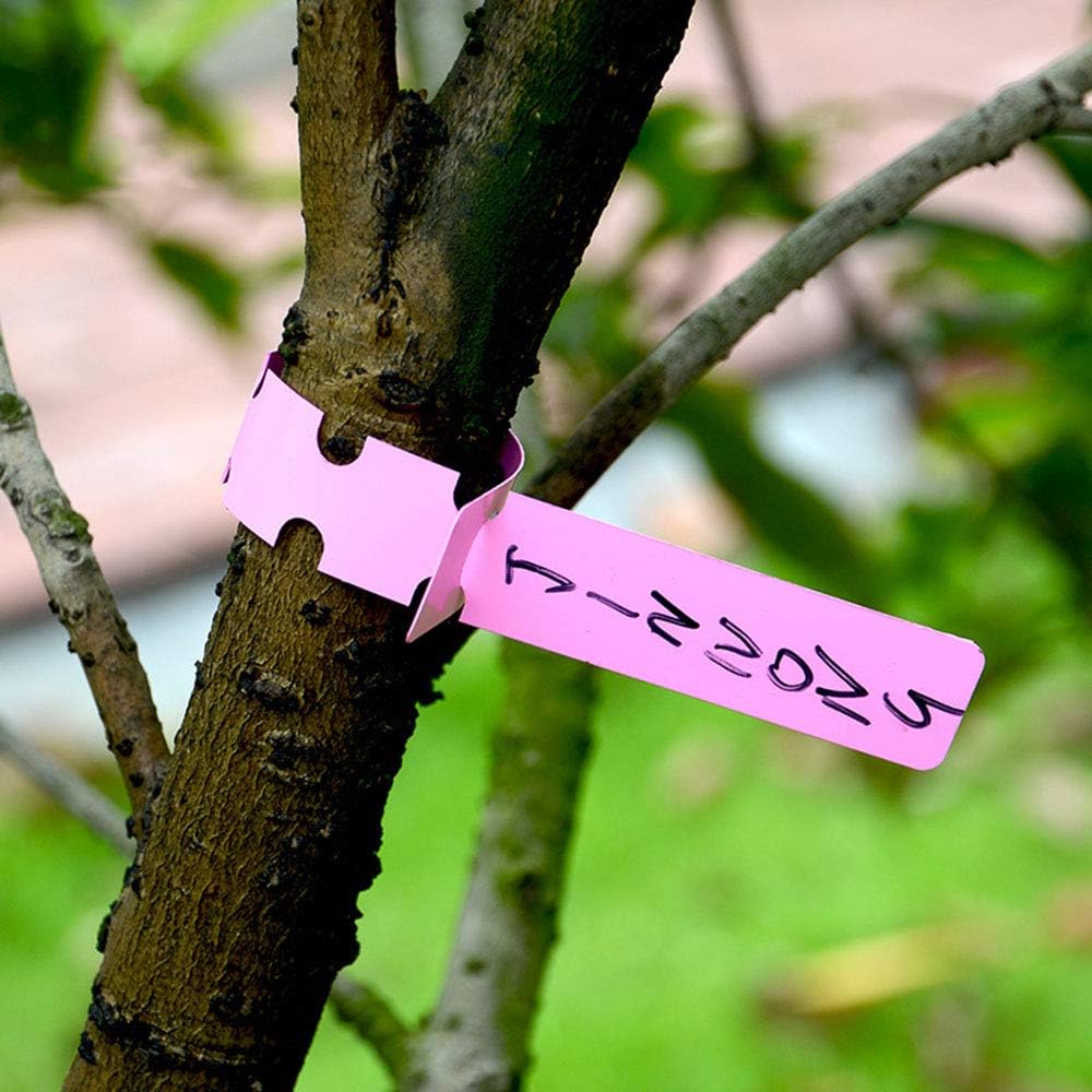 Zevolim| Reusable plant labels made of plastic for garden and tree marking