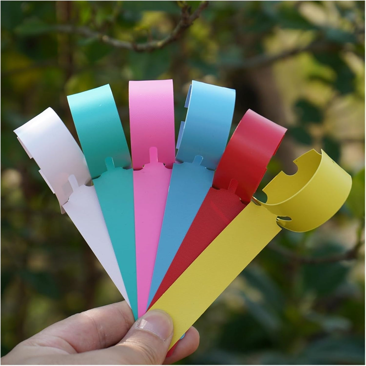 Zevolim| Reusable plant labels made of plastic for garden and tree marking