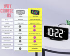 11.5-Inch Digital Calendar Day Clock with 19 Reminders – Claryon