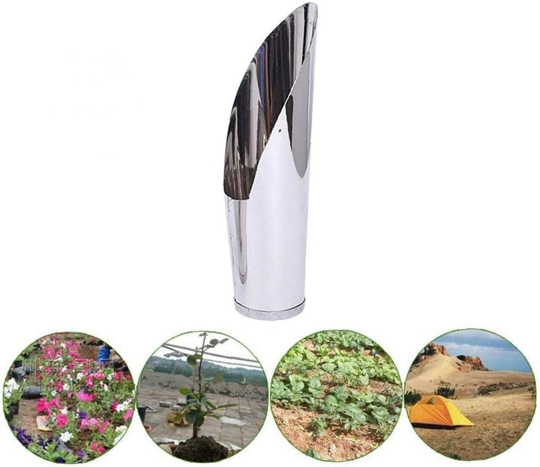 Zevolim| Stainless Steel Scoop for Potting Soil – Robust Planting Scoop for Garden and Balcony