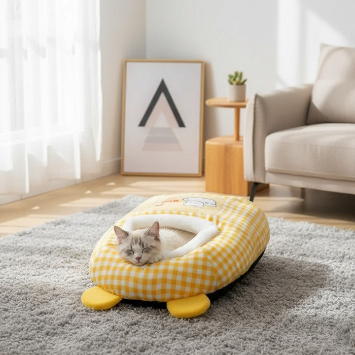 Snuggle Dreams Comfy Cat Bed House