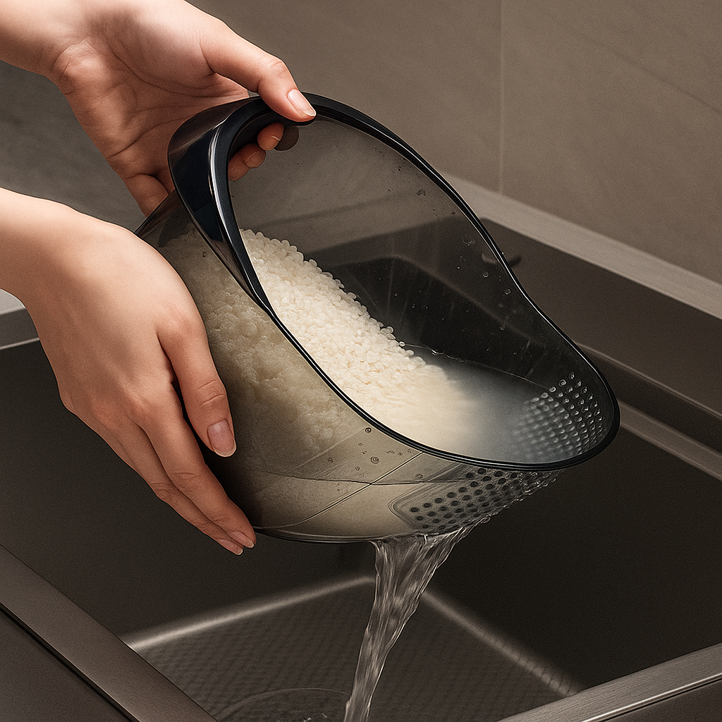 Veggie & Fruit Wash Easy Drain Basket