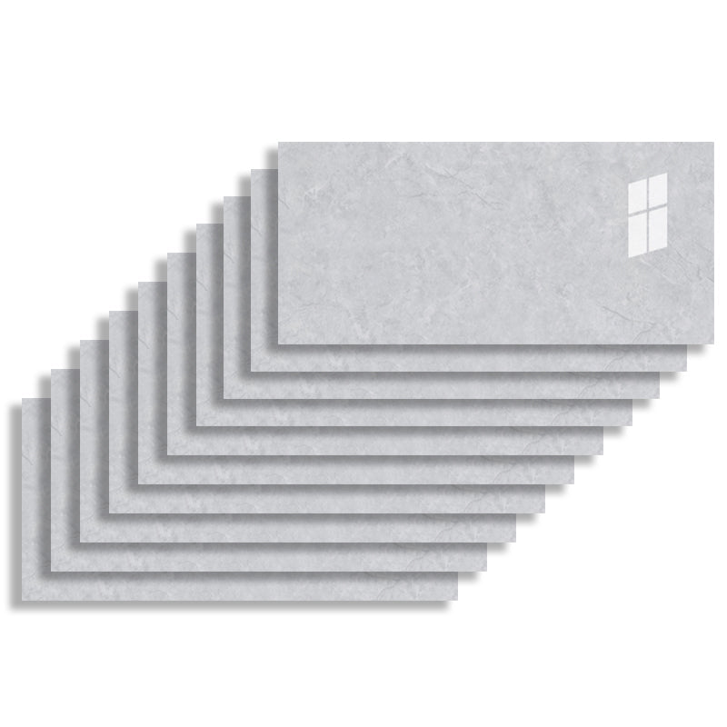 10 Pack 12" X 23" PVC rectangular Peel & Stick field tile kitchen and bathroom back paneling