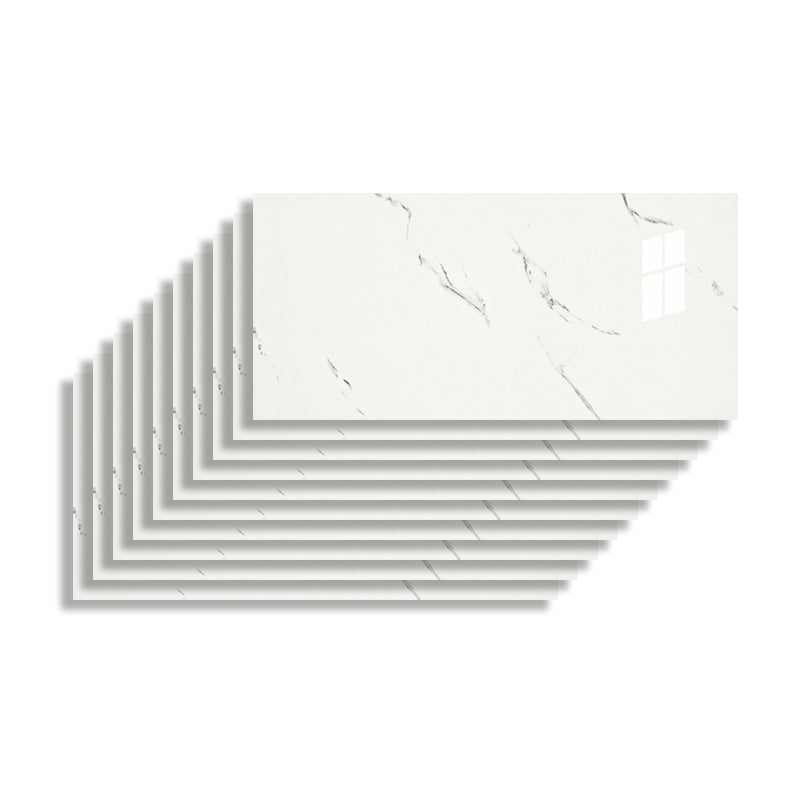 10 Pack 12" X 23" PVC rectangular Peel & Stick field tile kitchen and bathroom back paneling