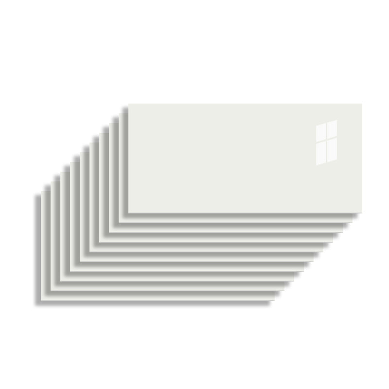 10 Pack 12" X 23" PVC rectangular Peel & Stick field tile kitchen and bathroom back paneling