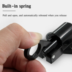 Aluminum alloy automatic window spring locking