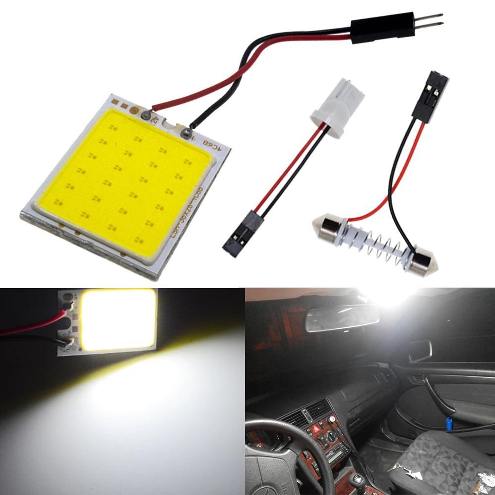 10pcs Multi-color Auto Interior Led Lamp Dome Bulb Light