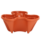Zevolim| Stackable Plant Tower for Herbs and Vegetables – Vertical Garden Plant Pots for Indoor and Outdoor