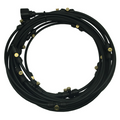 Zevolim| Spray irrigation system – Water hose with spray nozzles for refreshing cooling in the garden