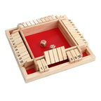"Shut The Box" game – Fun table math game for adults and children
