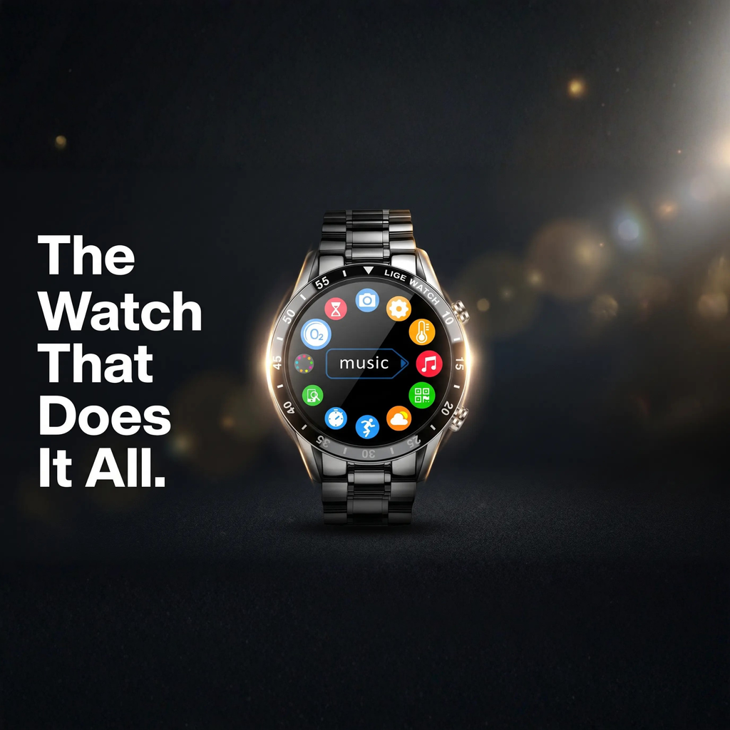 Zevolim | Luxury 4G Smartwatch – Stylish Watch with Calls, GPS & Health Features