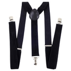 Suspenders for Men - Adjustable Y-Back 3-Clip Suspenders with 1 Inch Straps