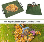 Zevolim| Foldable Garden Waste Bag – Sturdy Collection Bag for Leaves and Garden Waste