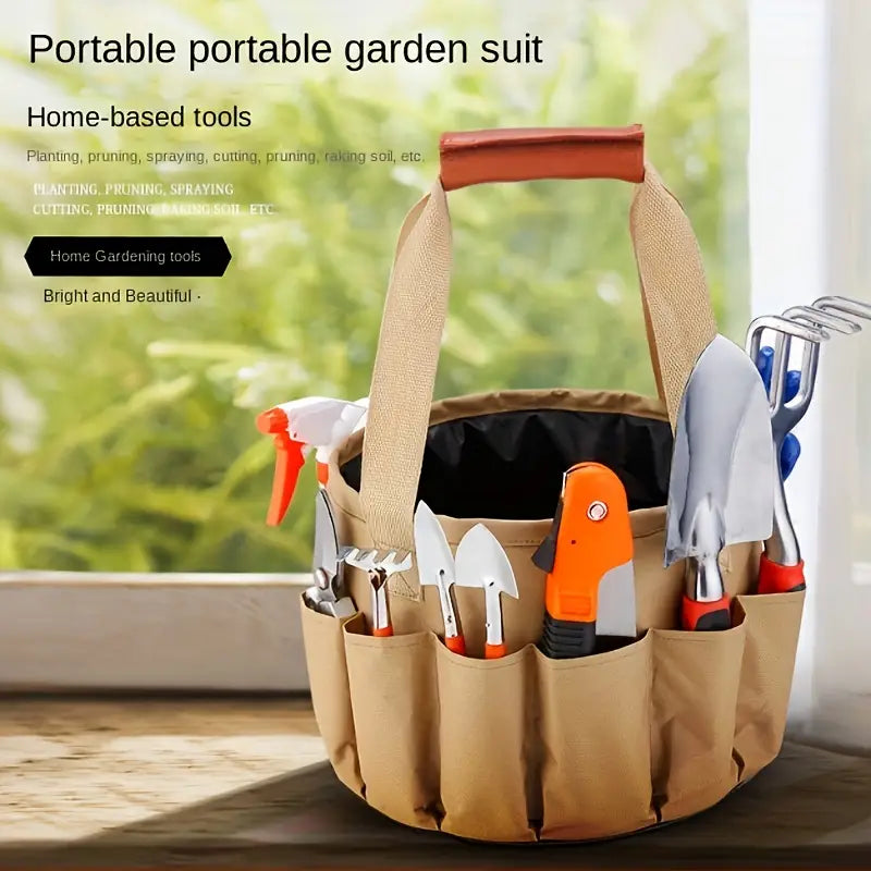 Zevolim| Garden Tool Set with Carrying Bag – 10-piece Set for Garden Care