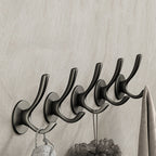 10-piece Bathroom Accessory Set Modern Matt Gray Bathrobe Hooks
