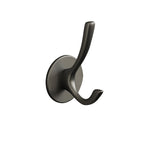 10-piece Bathroom Accessory Set Modern Matte Grey Bathrobe Hooks