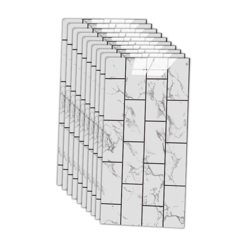 12" x 24" marbling single plate waterproof backsplash wall tile for bathroom