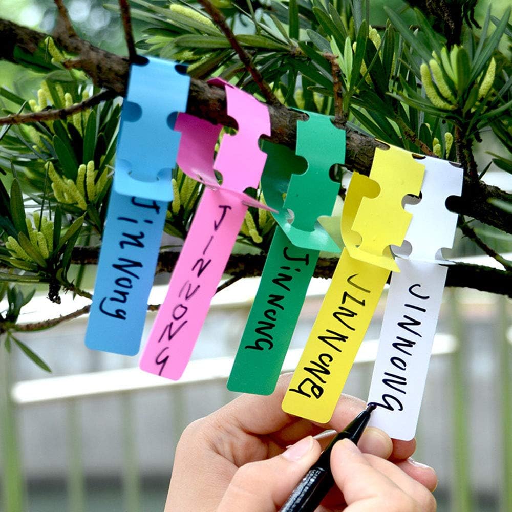Zevolim| Reusable plant labels made of plastic for garden and tree marking