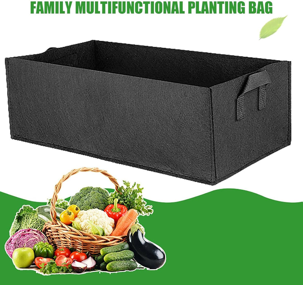 Zevolim| Foldable storage box made of felt for plants with handles