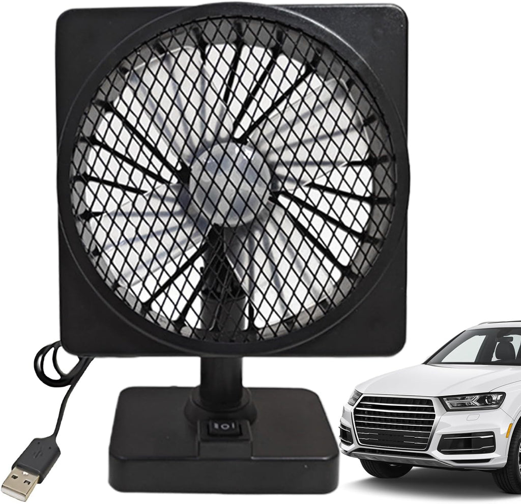 12V USB Air Circulator Car AC Cooling Fan with 360° Rotation (1+1 FREE) – Aurovent