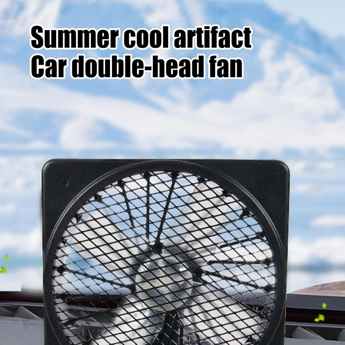 12V USB Air Circulator Car AC Cooling Fan with 360° Rotation (1+1 FREE) – Aurovent
