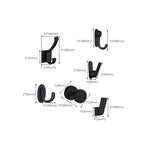 Modern Bathroom Accessories as Individual Piece or in Set Matte Black Bathroom Fixtures