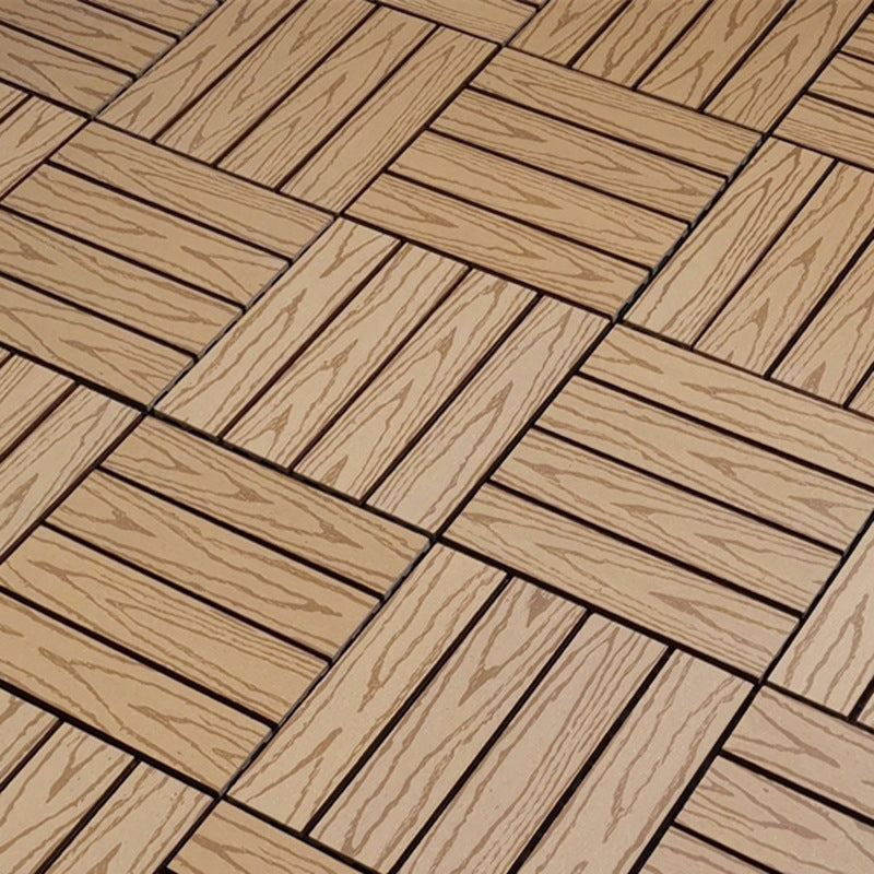 12" X 12" Deck/Patio floor tiles 4-Slat Square for outdoor patio tiles