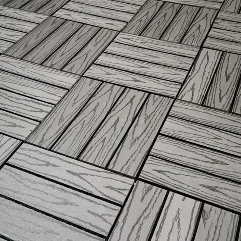 12" X 12" Deck/Patio floor tiles 4-Slat Square for outdoor patio tiles