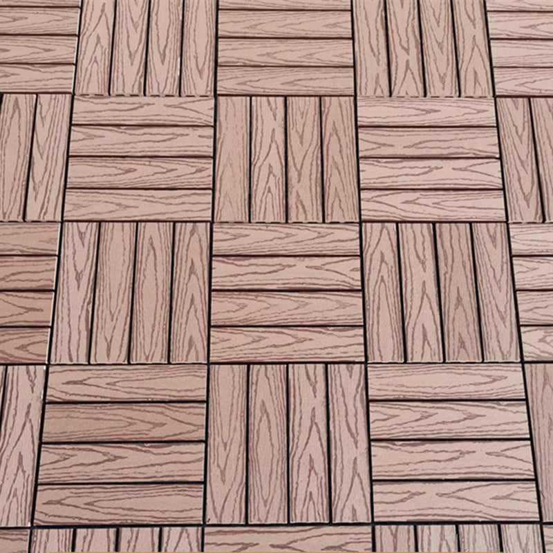 12" X 12" Deck/Patio floor tiles 4-Slat Square for outdoor patio tiles
