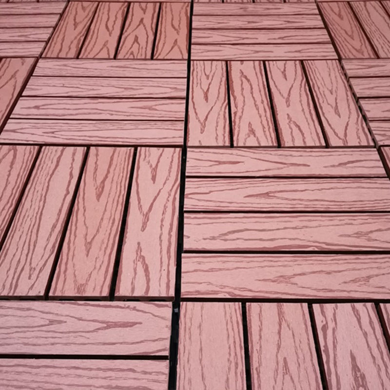 12" X 12" Deck/Patio floor tiles 4-Slat Square for outdoor patio tiles