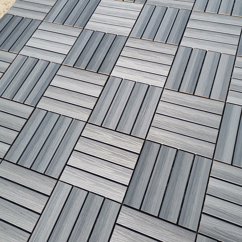 12" X 12" Deck/Patio floor tiles 4-Slat Square for outdoor patio tiles