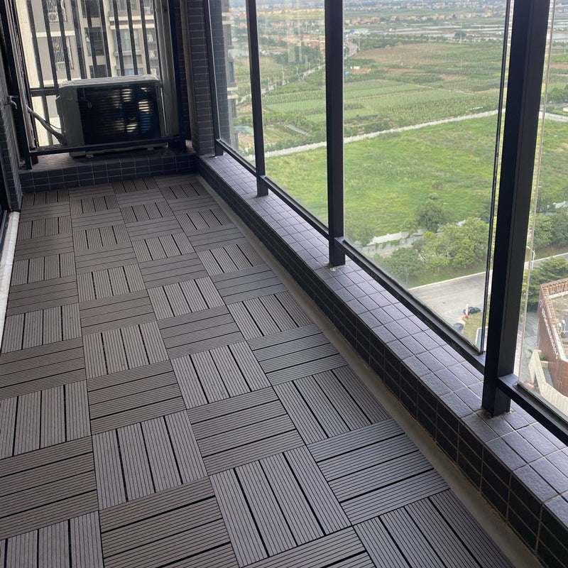 12" X 12" Deck/Patio floor tiles 4-Slat Square for outdoor patio tiles