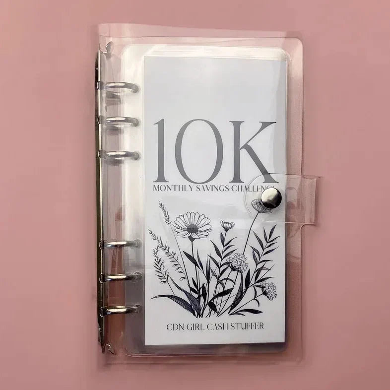 12-Month Envelopes Money-Saving Challenge Binder