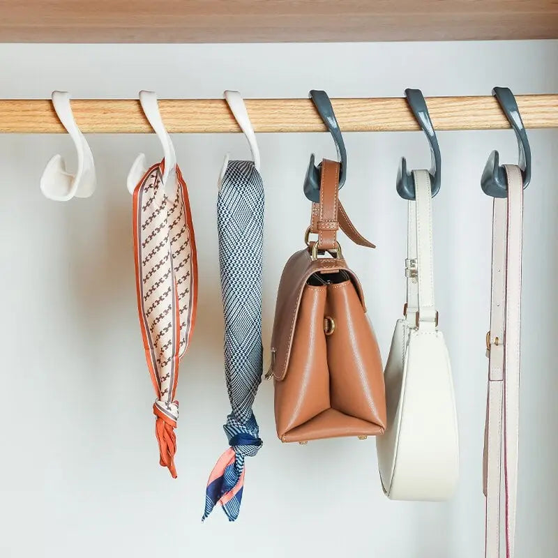 5 Piece Curved Bag Holder for Handbag and Backpack Storage