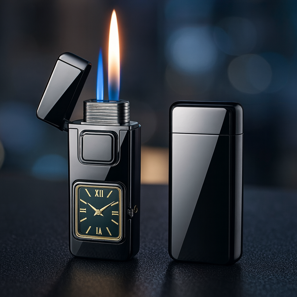 One-Press Ignite Classic Dual-Flame Lighter