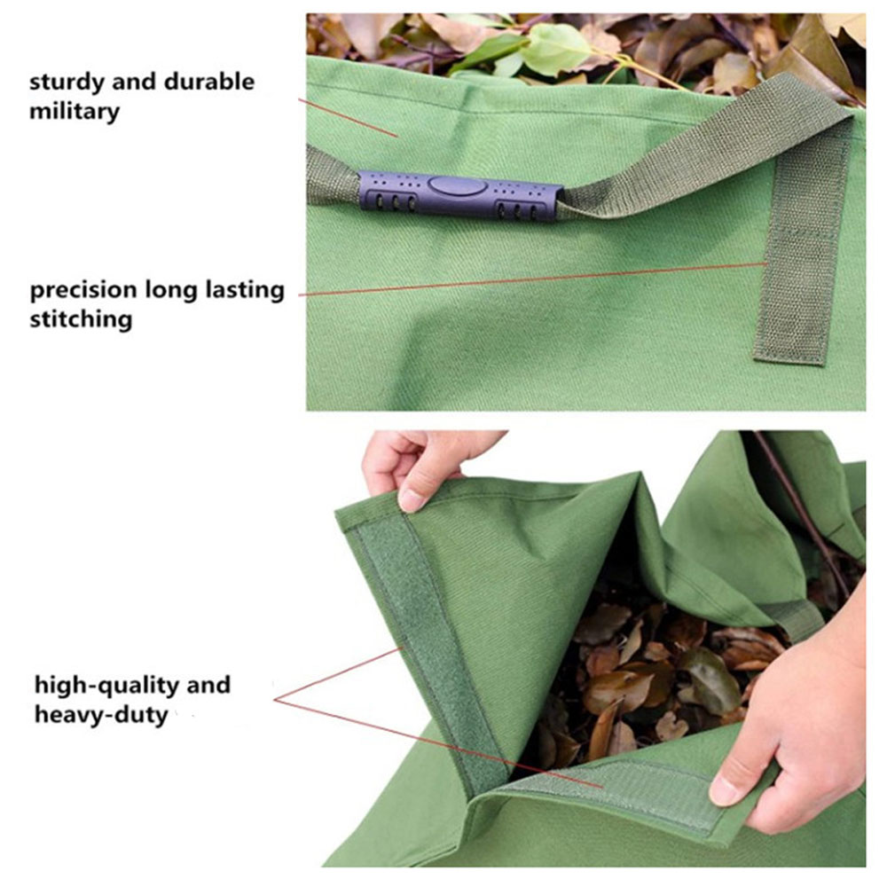 Zevolim| Foldable Garden Waste Bag – Sturdy Collection Bag for Leaves and Garden Waste