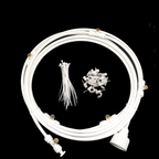 Zevolim| Spray irrigation system – Water hose with spray nozzles for refreshing cooling in the garden