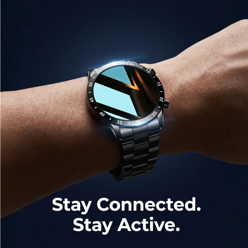 Zevolim | Luxury 4G Smartwatch – Stylish Watch with Calls, GPS & Health Features